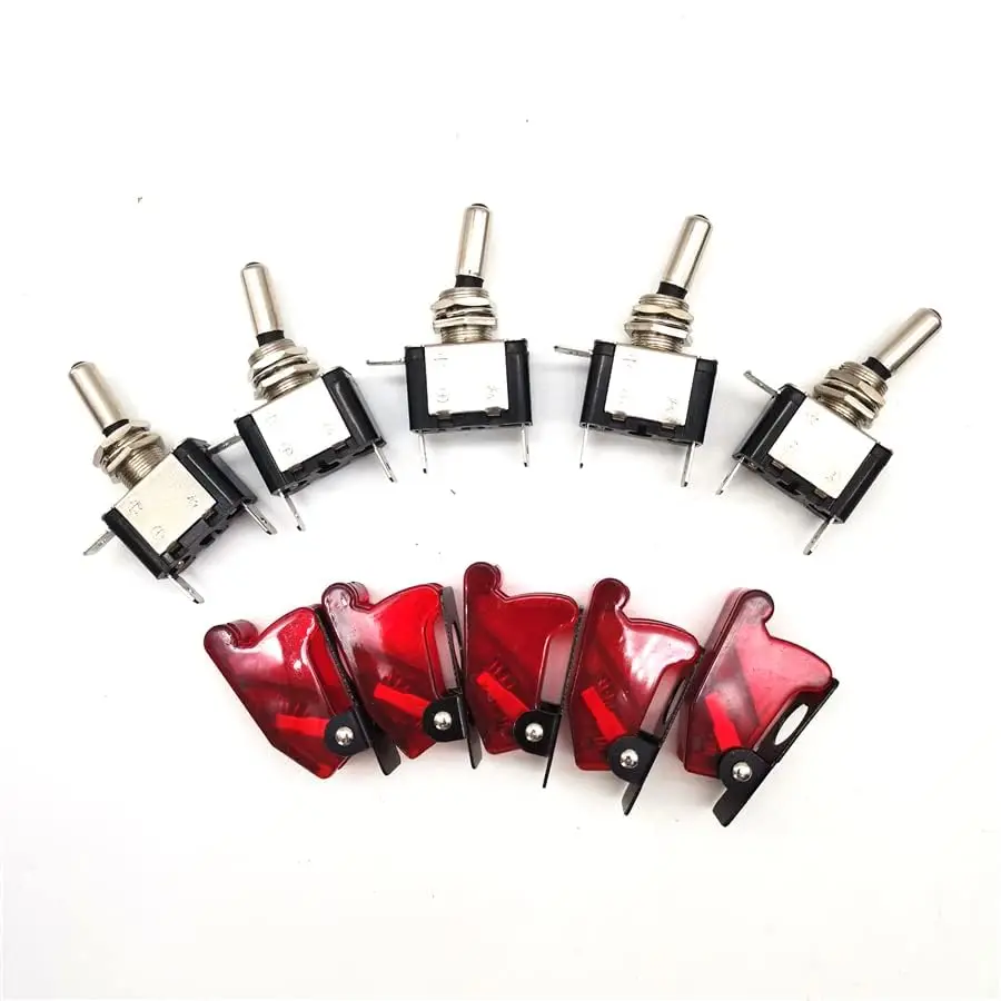 5PCS 12v 20a Red Cover LED Rocker Toggle Switch Spst On/Off Car Truck Boat 2pin
5PCS 12v 20a Red Cover LED Rocker Toggle Switch Spst On/Off Car Truck Boat 2pin