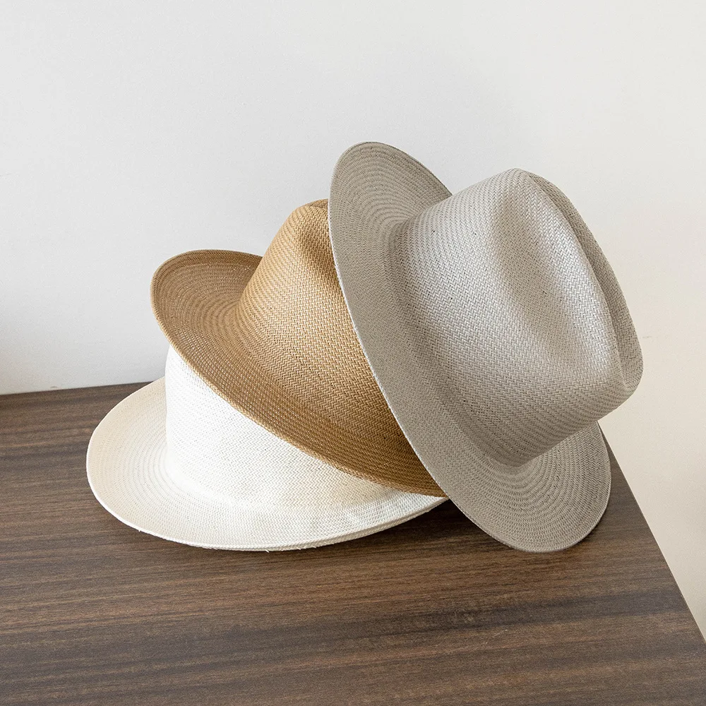 Summer New Fashion Casual Imported Papyrus Hand-Knitted Wide-Brimmed Jazz Hat Outdoor Travel Sun Protection Straw Hat
Summer New Fashion Casual Imported Papyrus Hand-Knitted Wide-Brimmed Jazz Hat Outdoor Travel Sun Protection Straw Hat