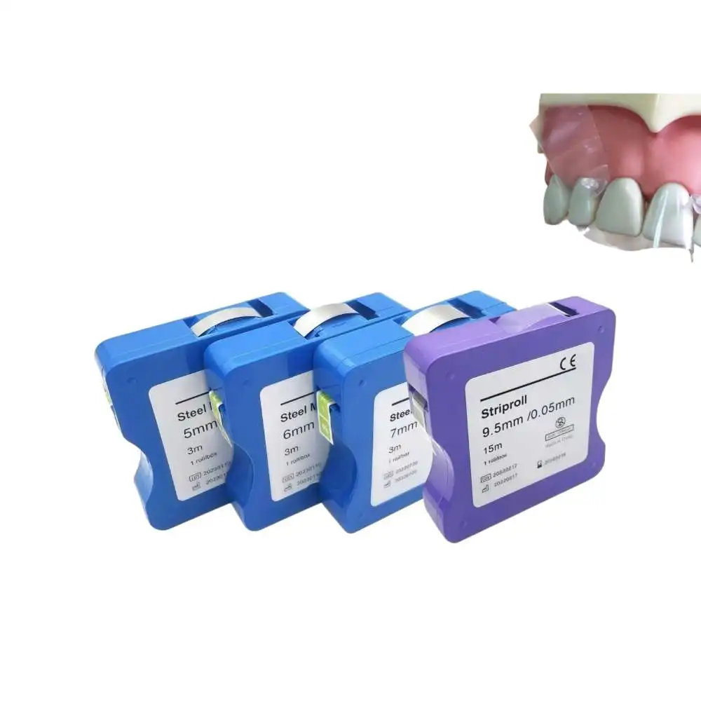 Dental Stainless Steel Matrix Strips Resin Film Restoration Light Cured Resin Clear Matrix Bands Polishing Strip Materials
Dental Stainless Steel Matrix Strips Resin Film Restoration Light Cured Resin Clear Matrix Bands Polishing Strip Materials