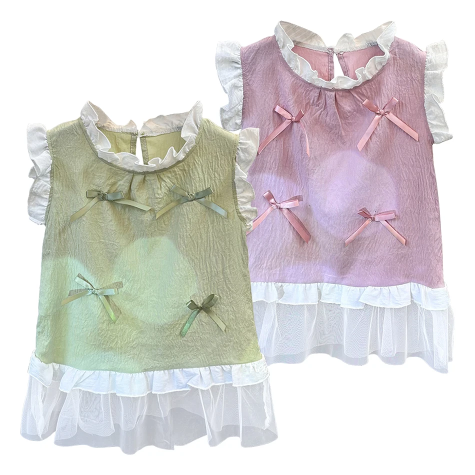 Girls Princess Party Dress 2025 Summer Fashion Clothes Tulle Bow Elegant Ruffles Layered Formal Occasion Dresses for Kids
Girls Princess Party Dress 2025 Summer Fashion Clothes Tulle Bow Elegant Ruffles Layered Formal Occasion Dresses for Kids