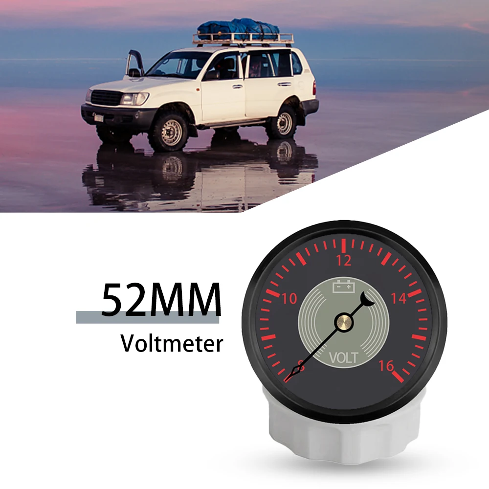 ELING Car Universal 52mm Waterproof 8-16V Voltmeter with Red Yellow Backlight for Yacht Truck Motorcycle 12V
ELING Car Universal 52mm Waterproof 8-16V Voltmeter with Red Yellow Backlight for Yacht Truck Motorcycle 12V