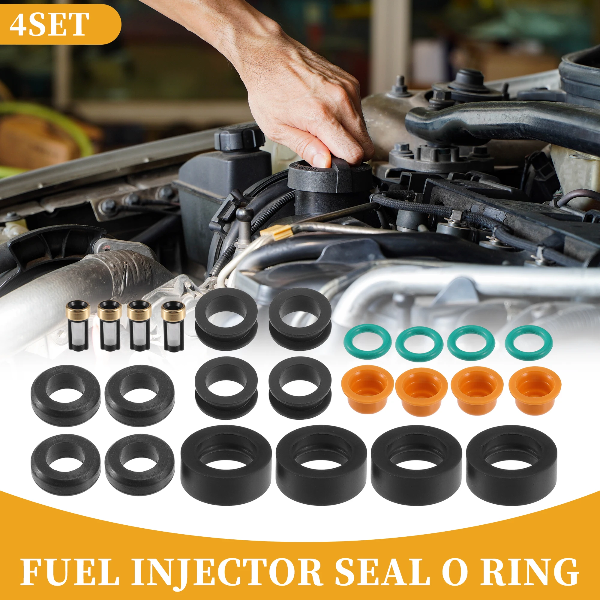UXCELL уплотнение топливной форсунки O Ring Для Honda DSM NBR Rubber Black 4 набора
UXCELL уплотнение топливной форсунки O Ring Для Honda DSM NBR Rubber Black 4 набора
