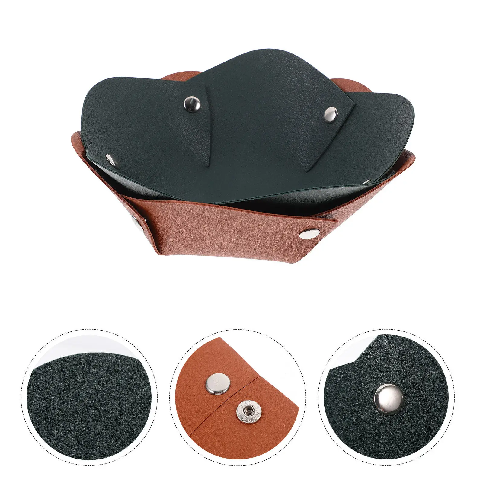 2Pcs Jewelry Tray Foldable Organizer Desk Entryway Key Bowl Small Decorative Trinket Dish Vanity Holder
2Pcs Jewelry Tray Foldable Organizer Desk Entryway Key Bowl Small Decorative Trinket Dish Vanity Holder