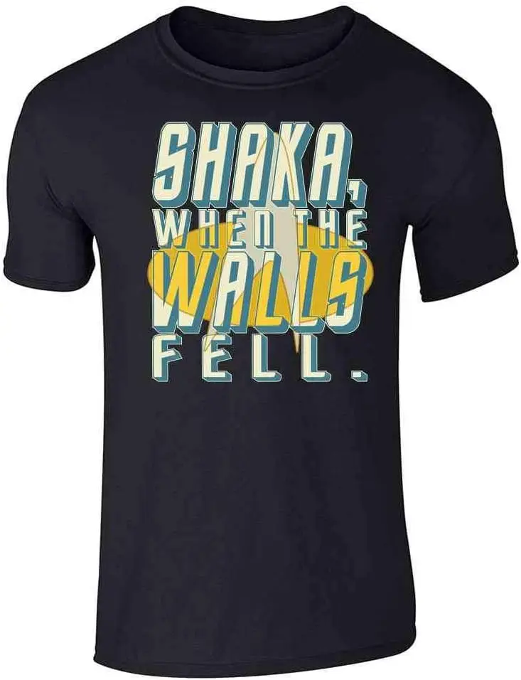 Pop Threads Shaka When The Walls Fell Darmok SciFi Funny Graphic Tee T-Shirt for Men
Pop Threads Shaka When The Walls Fell Darmok SciFi Funny Graphic Tee T-Shirt for Men