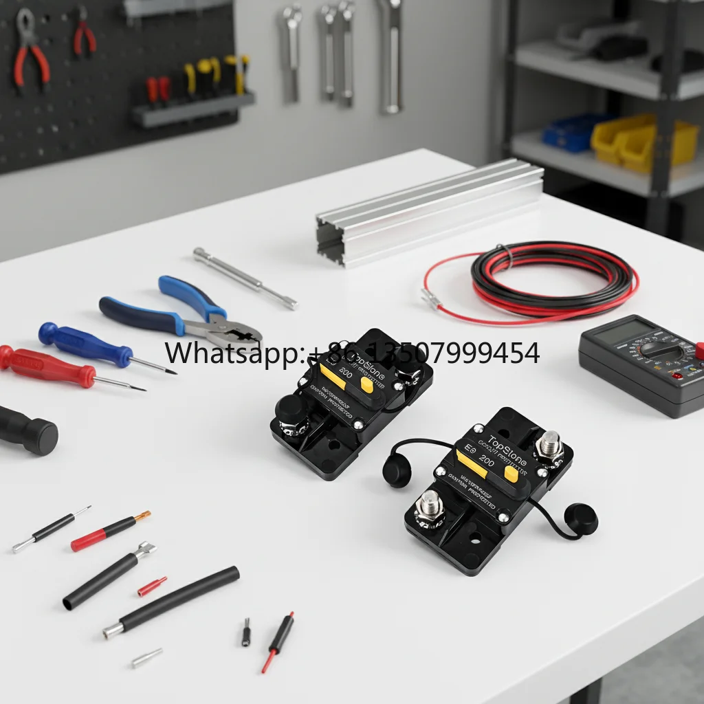 Topstone E92B 50A-300A 12V-48V DC Circuit Breaker Manual Reset Inline Fuse Marine Boat RV ATV Solar System
Topstone E92B 50A-300A 12V-48V DC Circuit Breaker Manual Reset Inline Fuse Marine Boat RV ATV Solar System