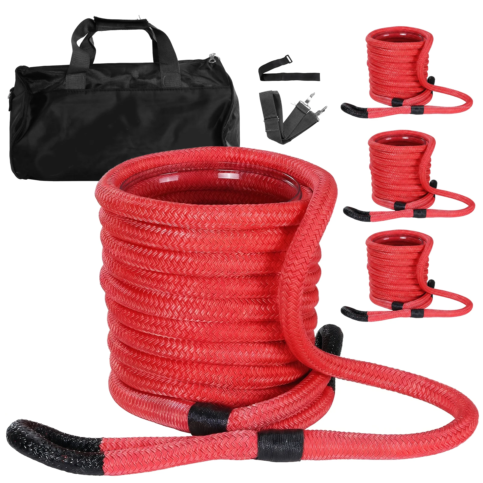 Комплект кинетических тросов для эвакуации с мягкими шаклами, грузоподъемность 33900 фунтов, для UTV/ATV/грузовиков/легковых автомобилей/джипов/тракторов
Комплект кинетических тросов для эвакуации с мягкими шаклами, грузоподъемность 33900 фунтов, для UTV/ATV/грузовиков/легковых автомобилей/джипов/тракторов