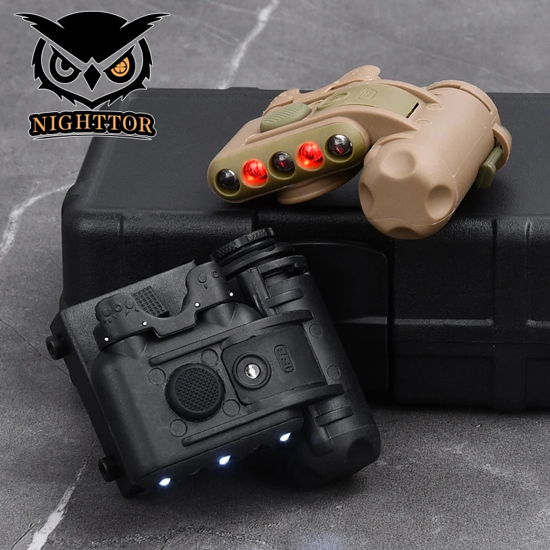 WADSN Tactical Helmet Light GEN2 White LED Red Light Fast Helmet Rail Mount Adapter Safety Rescue Side Signal Headlights
WADSN Tactical Helmet Light GEN2 White LED Red Light Fast Helmet Rail Mount Adapter Safety Rescue Side Signal Headlights
