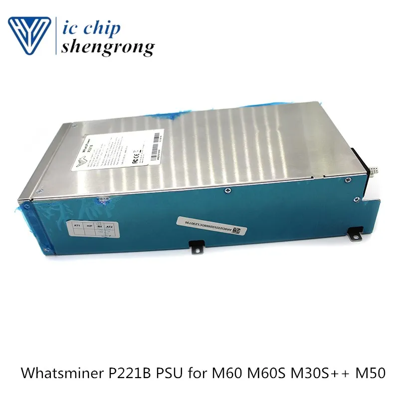 Whatsminer P221B PSU Suit for WhatsMiner M60, M60S, M30S++, M50, M50S, M50S+, M50S++, M30S, M30S+, M31S+, etc
Whatsminer P221B PSU Suit for WhatsMiner M60, M60S, M30S++, M50, M50S, M50S+, M50S++, M30S, M30S+, M31S+, etc