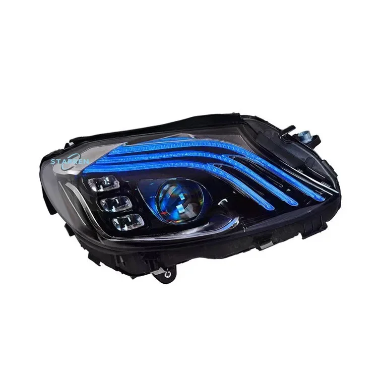 For C-Class W205 15-20 headlight conversion and upgrade style replacement LED headlight assembly
For C-Class W205 15-20 headlight conversion and upgrade style replacement LED headlight assembly