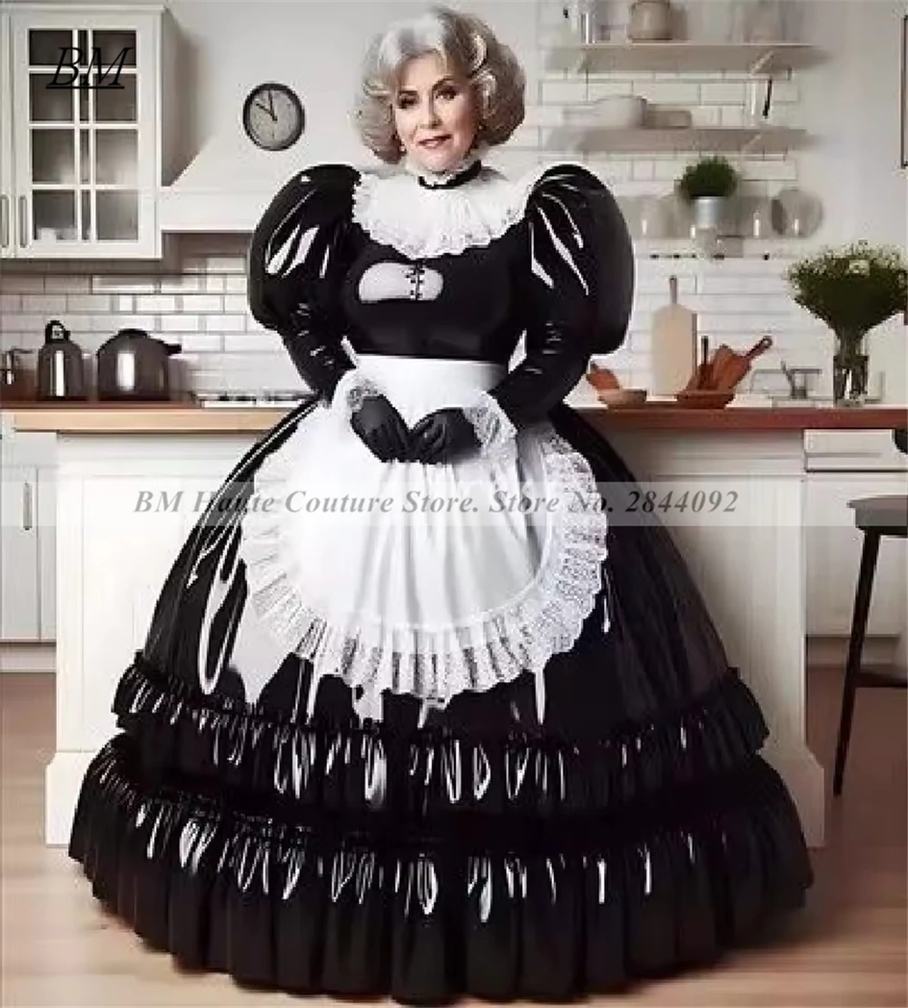 Lolita Maid Black Short Prom Dresses White Apron Halloween Cospaly Aesthetic Birthday Formal Evening Party Gown Customized BM295
Lolita Maid Black Short Prom Dresses White Apron Halloween Cospaly Aesthetic Birthday Formal Evening Party Gown Customized BM295