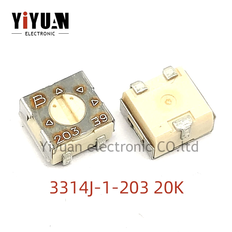 10PCS NEW 3314J-1-103E 10K 3314J-1-203E 20K Precision adjustable resistance trimmer potentiometer
10PCS NEW 3314J-1-103E 10K 3314J-1-203E 20K Precision adjustable resistance trimmer potentiometer