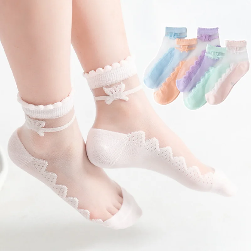 5Pair summer new ultra-thin girls' casual socks
5Pair summer new ultra-thin girls' casual socks