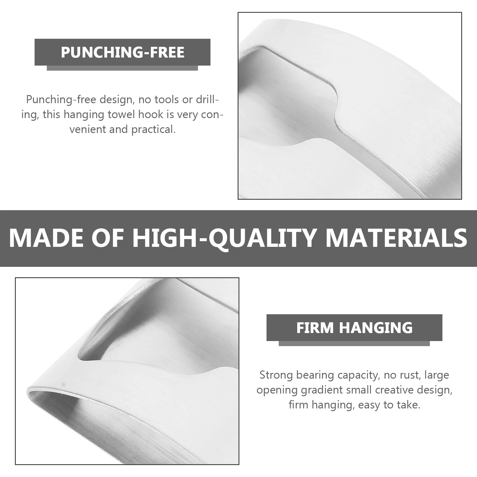 4 Pcs Kitchen Towel Rack Hanger Wall Racks No Drill Bar Holder for Rolled Towels Hook
4 Pcs Kitchen Towel Rack Hanger Wall Racks No Drill Bar Holder for Rolled Towels Hook