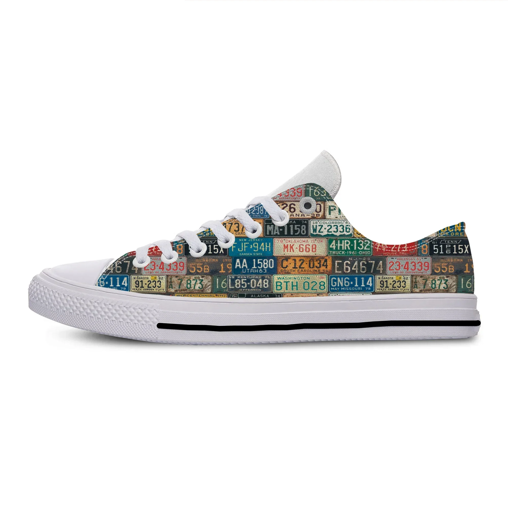 Hot Summer License Car Plate Number Vintage Fashion Lightweight Summer Classic Canvas Shoes Men Women Casual Breathable Sneakers
Hot Summer License Car Plate Number Vintage Fashion Lightweight Summer Classic Canvas Shoes Men Women Casual Breathable Sneakers