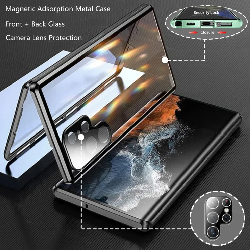 Full Protection Case For Poco C75 M7 M8 X6 X7 X8 Pro Max Double Sided Magnetic Adsorption Metal Temper Glass Cover Phone Cases
Full Protection Case For Poco C75 M7 M8 X6 X7 X8 Pro Max Double Sided Magnetic Adsorption Metal Temper Glass Cover Phone Cases