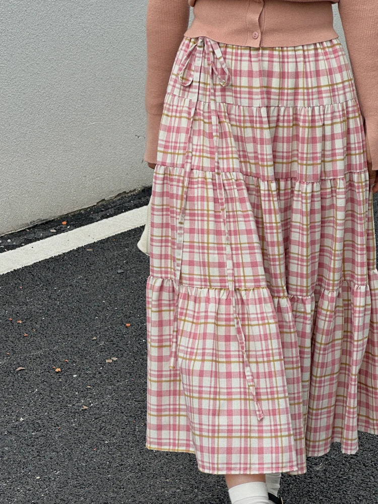 Cusized Left Side Retro Plaid Skirt High Waist Cake Skirt A-Line Skirts Jophond Lou Brand Spring 2024 Cotton 00%
Cusized Left Side Retro Plaid Skirt High Waist Cake Skirt A-Line Skirts Jophond Lou Brand Spring 2024 Cotton 00%