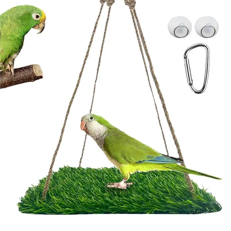 1PCS Parrot Toy Bird Grass Mat Swing Natural Climbing Perch Toy Parrot Hanging Swing Stand Small Animals Hammock Bird Supplies
1PCS Parrot Toy Bird Grass Mat Swing Natural Climbing Perch Toy Parrot Hanging Swing Stand Small Animals Hammock Bird Supplies