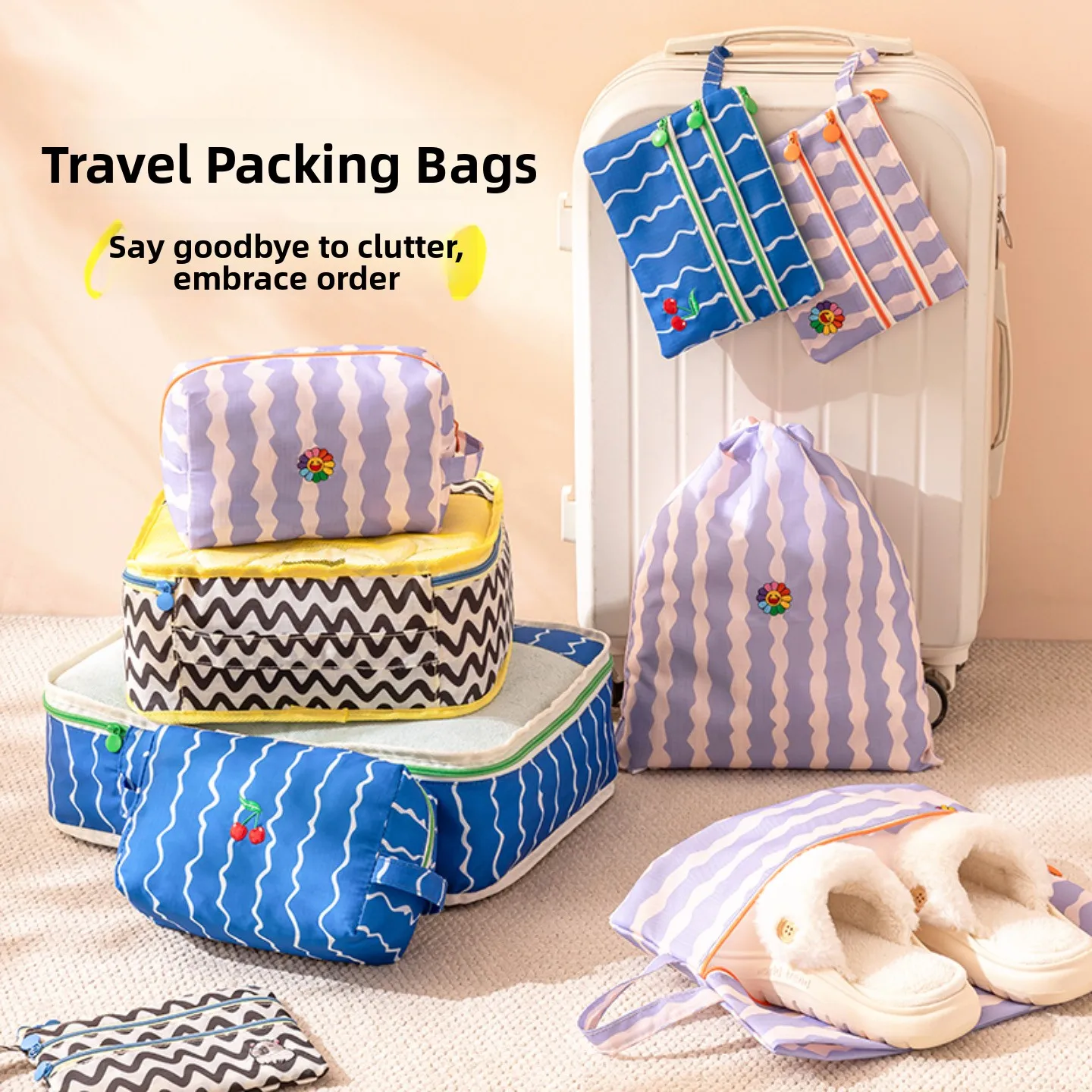 Portable Travel Storage Bag Luggage Internal Clothing Sub-division Waterproof Wash Makeup Bag Organizer for Convenient Travel
Portable Travel Storage Bag Luggage Internal Clothing Sub-division Waterproof Wash Makeup Bag Organizer for Convenient Travel