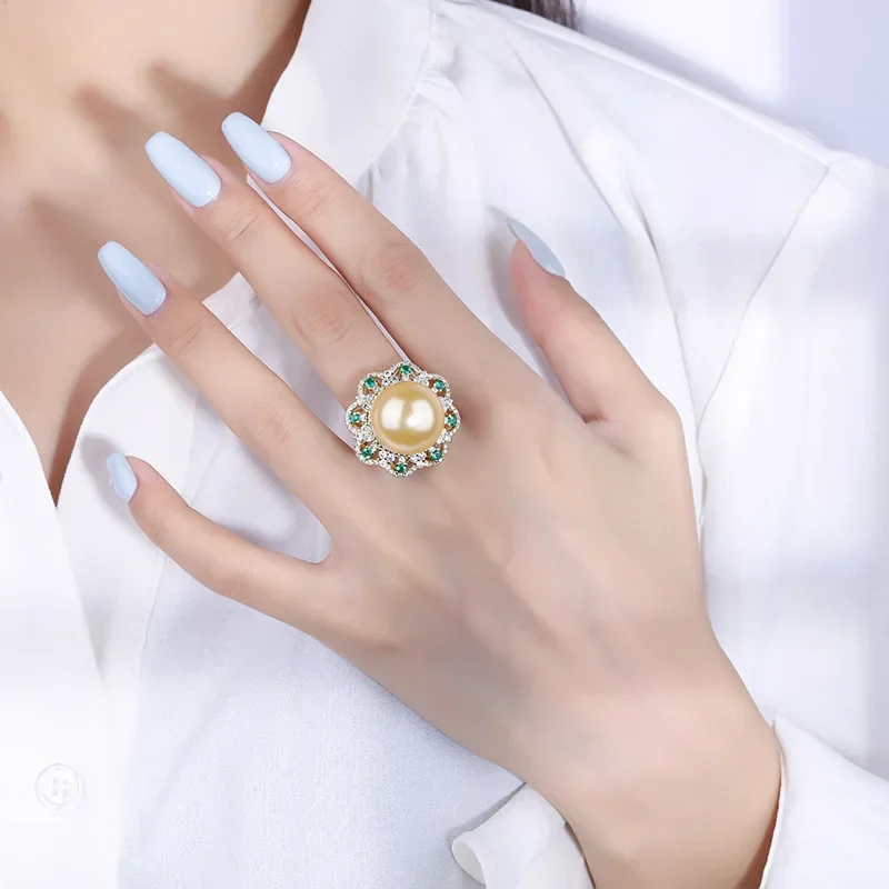 Affordable Luxury 16mm White Pearl Green 5A Top Quality Cubic Zirconia Adjustable Ring for Women Fashion Jewelry Bohemian Flair
Affordable Luxury 16mm White Pearl Green 5A Top Quality Cubic Zirconia Adjustable Ring for Women Fashion Jewelry Bohemian Flair