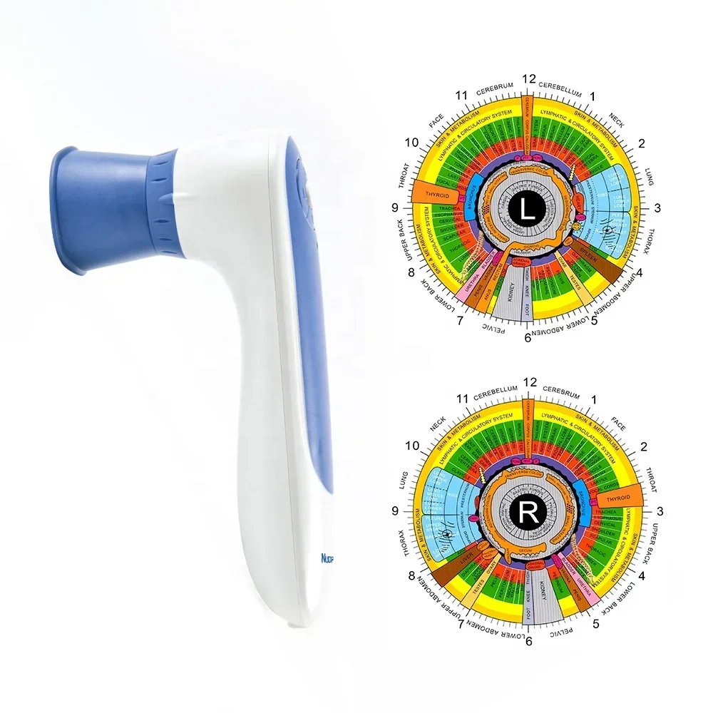 Newest portable eye iriscope iridology camera automatic analysis with pro software in Spanish
Newest portable eye iriscope iridology camera automatic analysis with pro software in Spanish