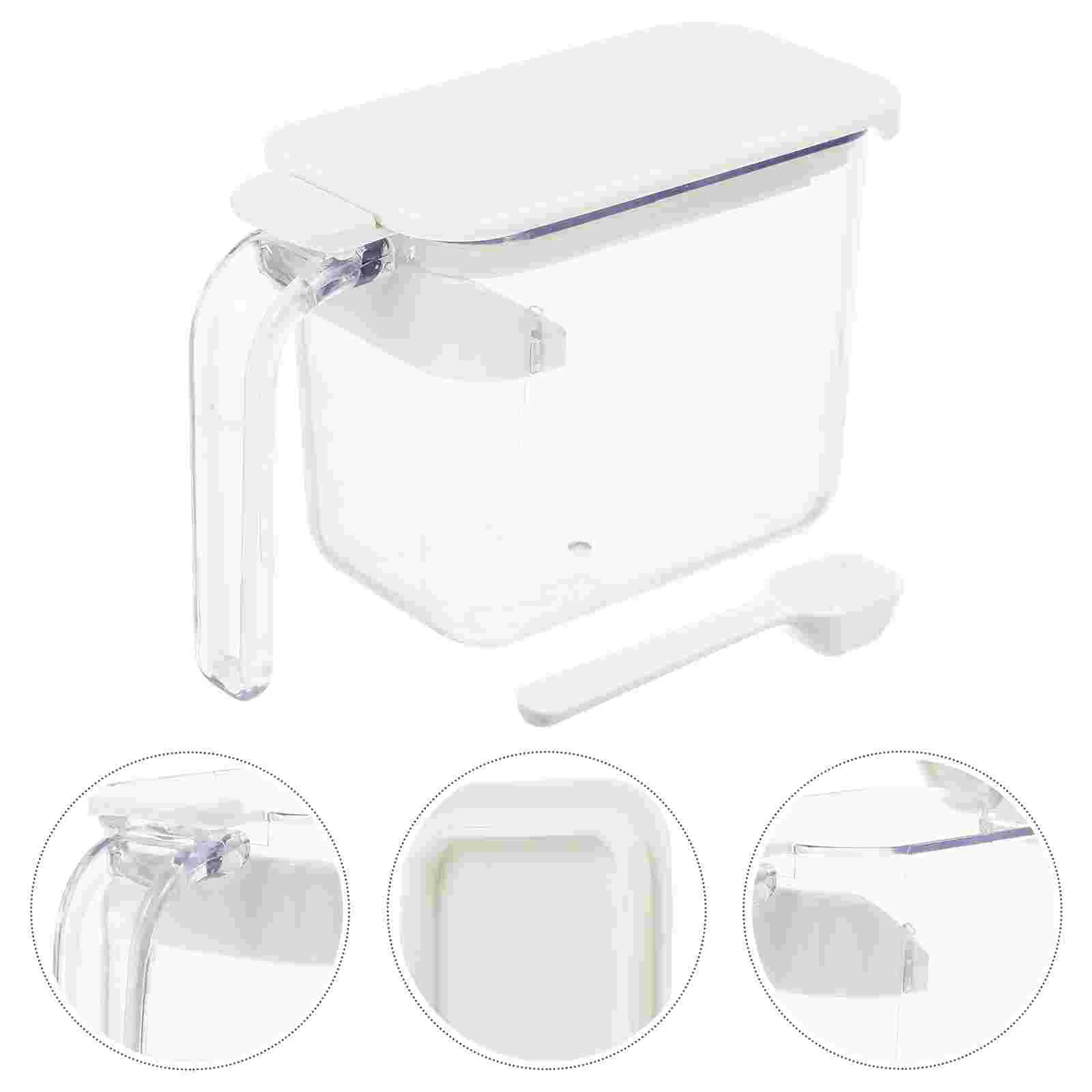 Seasoning Box Salt and Pepper Container Storage Kitchen Gadget Household Dust-proof Jar
Seasoning Box Salt and Pepper Container Storage Kitchen Gadget Household Dust-proof Jar