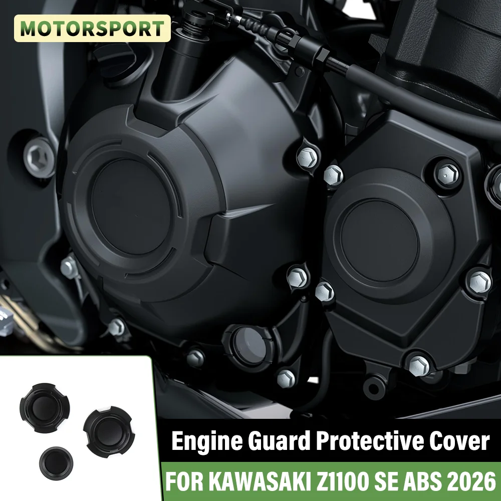 FOR KAWASAKI Z1100 SE ABS Z 1100 Z1100SE 2026 Motorcycle Crankcase Protection Cover Engine Guard Cap Crankcase Protector Rings