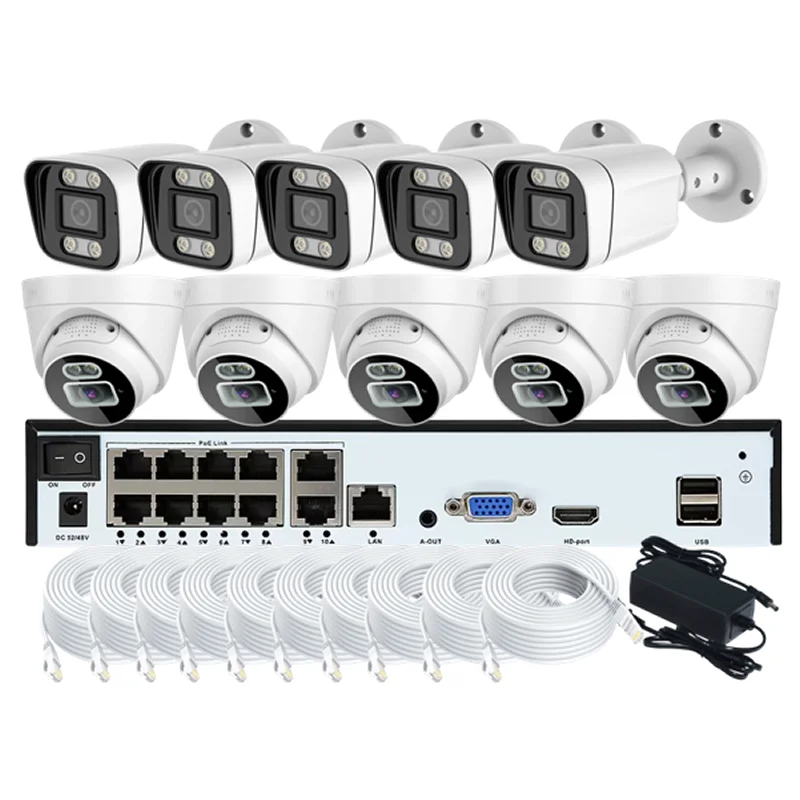 Xmeye cam mera Kit 10ch 5MP POE NVR IP cam mera Security cam mera System with Audio for Home Safe
Xmeye cam mera Kit 10ch 5MP POE NVR IP cam mera Security cam mera System with Audio for Home Safe