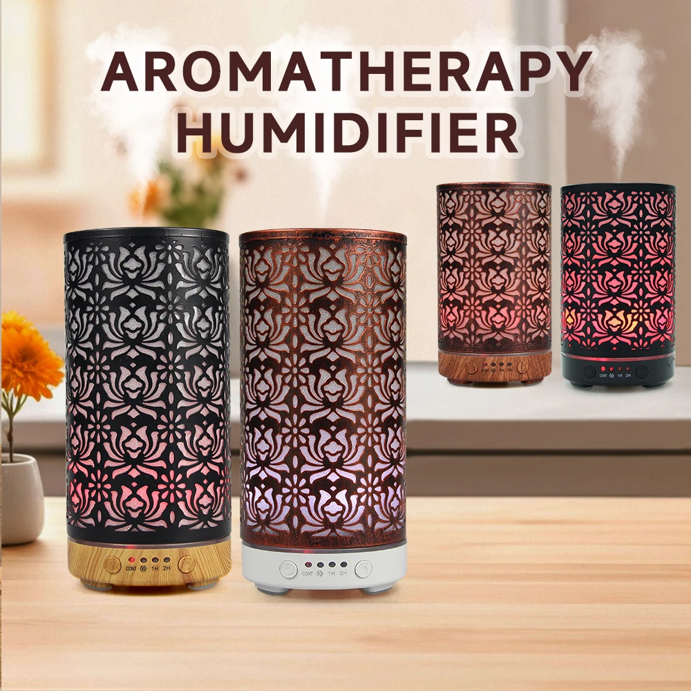 100ml Timing Function Aroma Diffuser Desktop Ultrasonic Air Humidifier Lotus Humidifier Noise-free Room Fragrance Diffuser
100ml Timing Function Aroma Diffuser Desktop Ultrasonic Air Humidifier Lotus Humidifier Noise-free Room Fragrance Diffuser