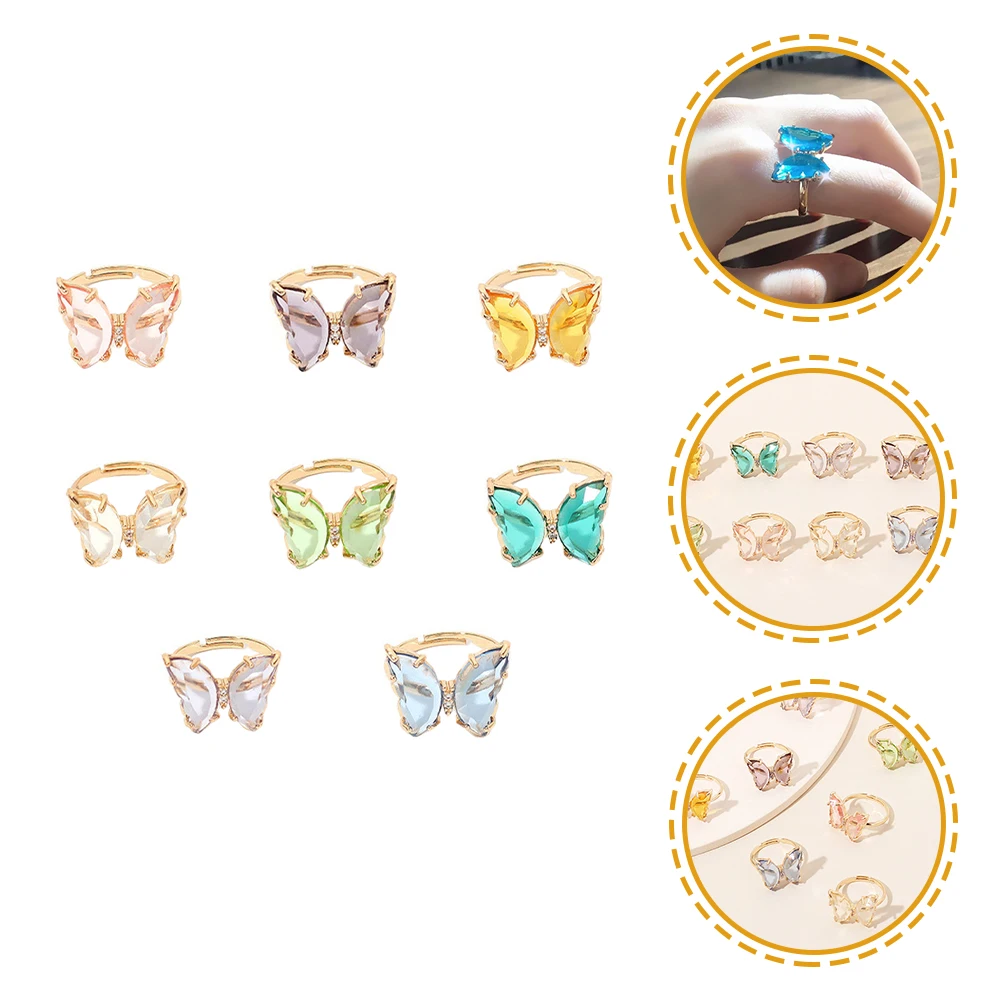 Colorful Butterfly Women Finger Rings Fashion Alloy Adjustable Decor For Girls Lightweight Delicate Design Female Gift Choice
Colorful Butterfly Women Finger Rings Fashion Alloy Adjustable Decor For Girls Lightweight Delicate Design Female Gift Choice