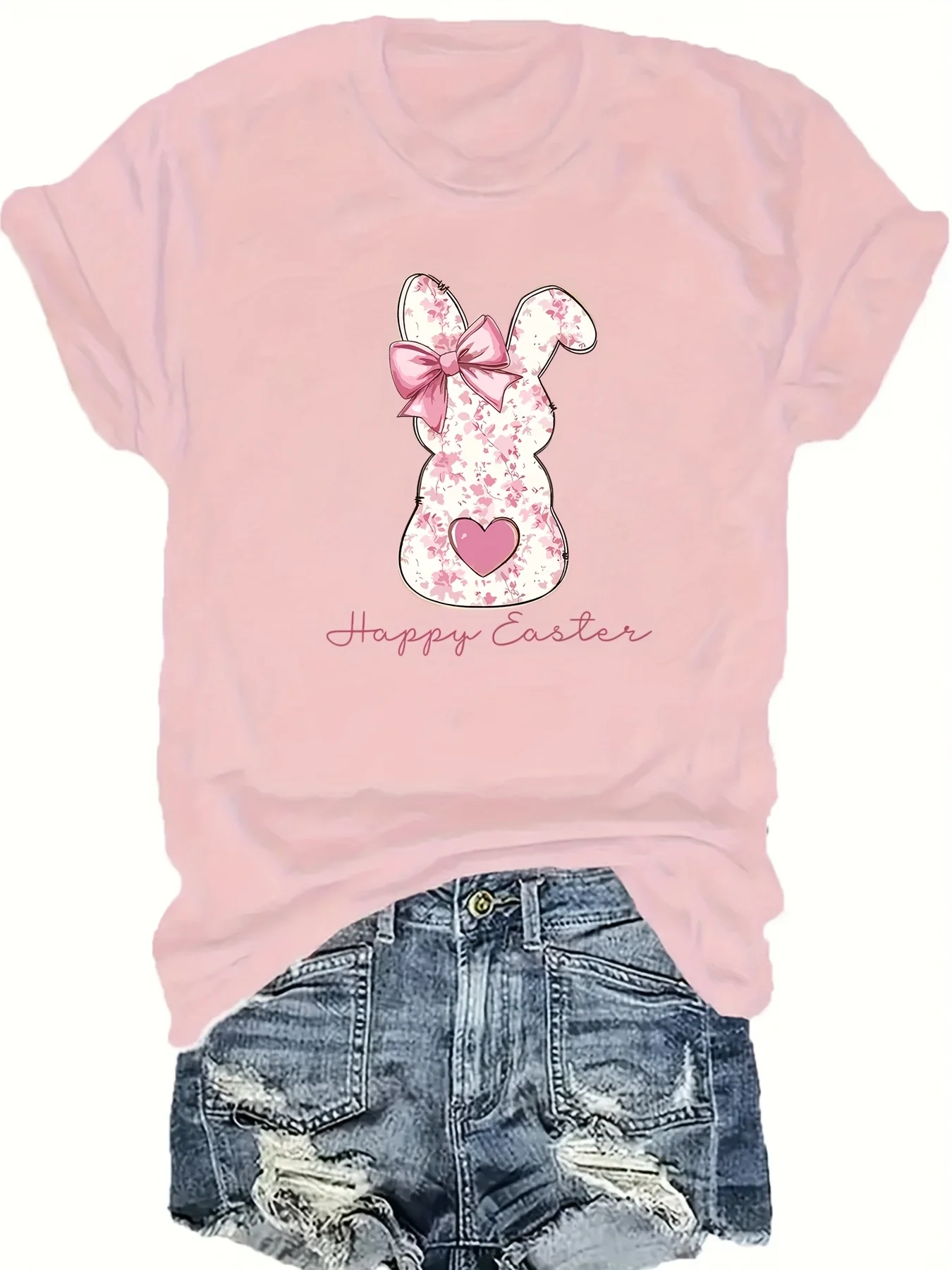 Fashionable Ladies round Neck Short Sleeve Pattern Print T-Shirt Stylish Casual Top for Women
Fashionable Ladies round Neck Short Sleeve Pattern Print T-Shirt Stylish Casual Top for Women