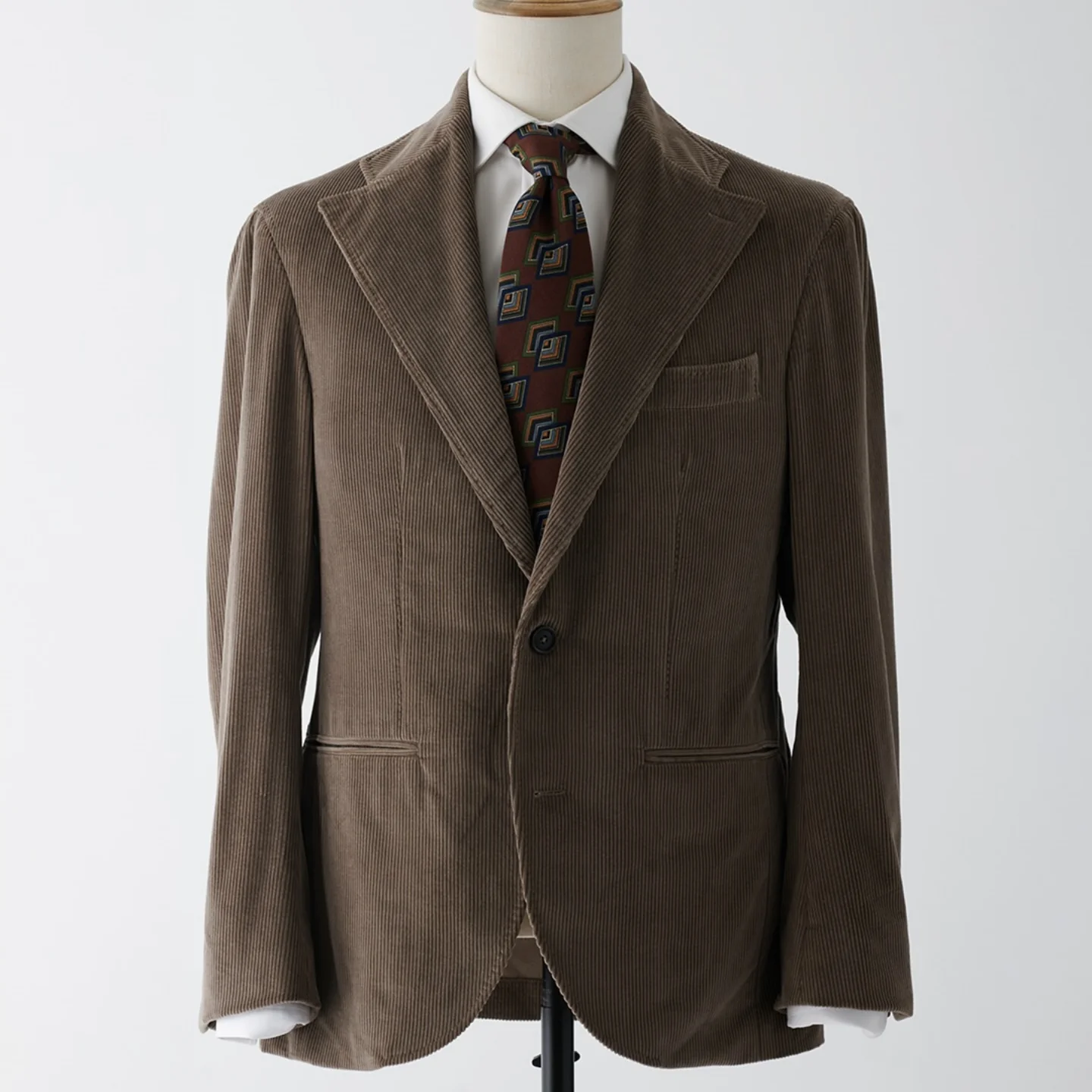 Classical Brown Corduroy Blazer Single Breasted Notch Lapel Slim Fit Retro Casual Jacket Business Party Prom Male Customized
Classical Brown Corduroy Blazer Single Breasted Notch Lapel Slim Fit Retro Casual Jacket Business Party Prom Male Customized
