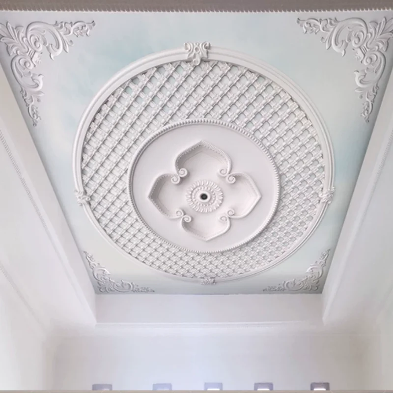 European style imitation gypsum decorative ceiling European Custom Wallpaper Palace Style Background Ceiling Suspended Home Deco
European style imitation gypsum decorative ceiling European Custom Wallpaper Palace Style Background Ceiling Suspended Home Deco