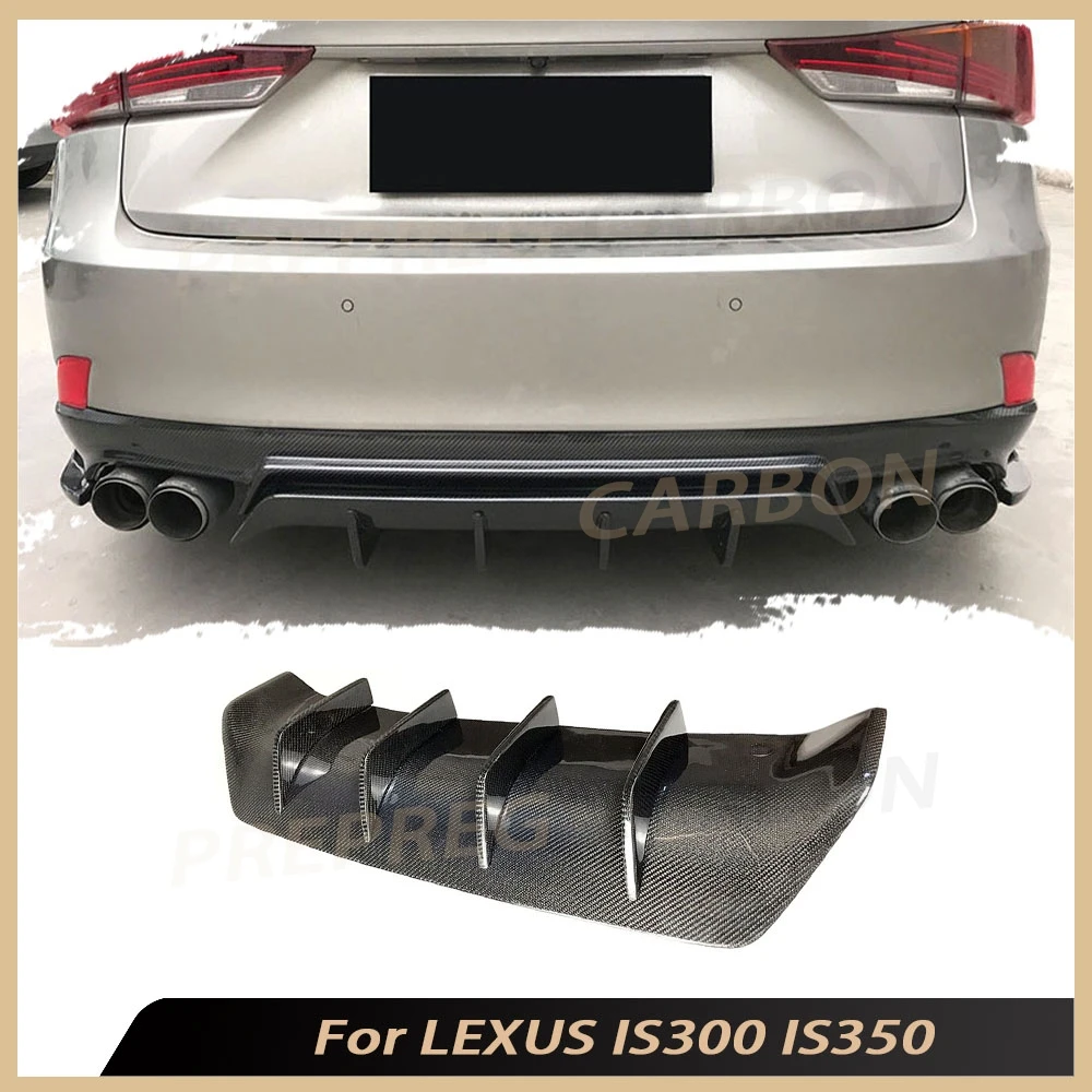 Carbon Fiber Rear Bumper Lip Diffuser Protector With Splitter For LEXUS IS300 IS350 IS F Sport Sedan 4 Door 2017 2018 2019
Carbon Fiber Rear Bumper Lip Diffuser Protector With Splitter For LEXUS IS300 IS350 IS F Sport Sedan 4 Door 2017 2018 2019