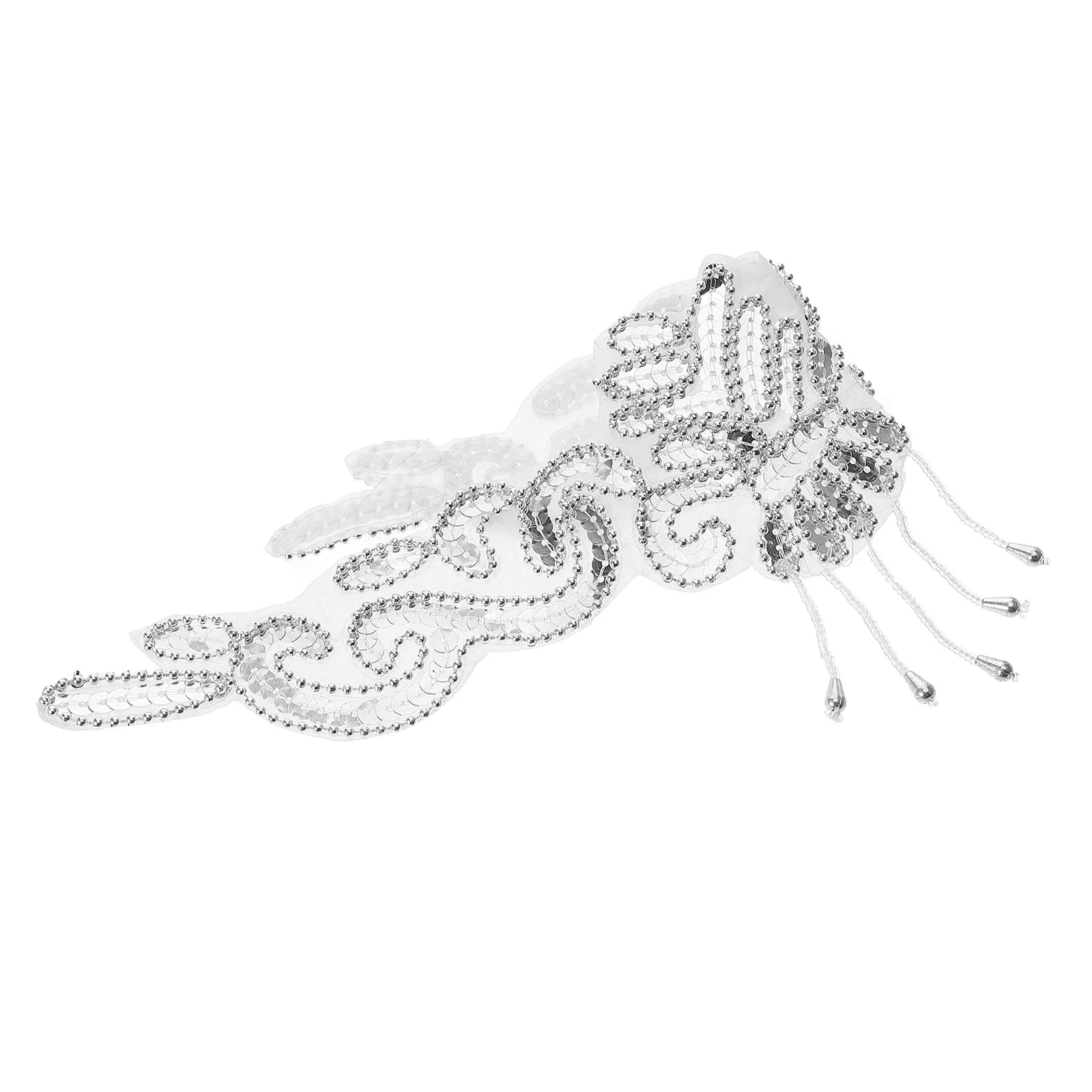 Dance Headgear Silver Sequin Ethnic Headpiece Dangling Hair Ornament Performance Jewelry for Dance Shows Competitions
Dance Headgear Silver Sequin Ethnic Headpiece Dangling Hair Ornament Performance Jewelry for Dance Shows Competitions
