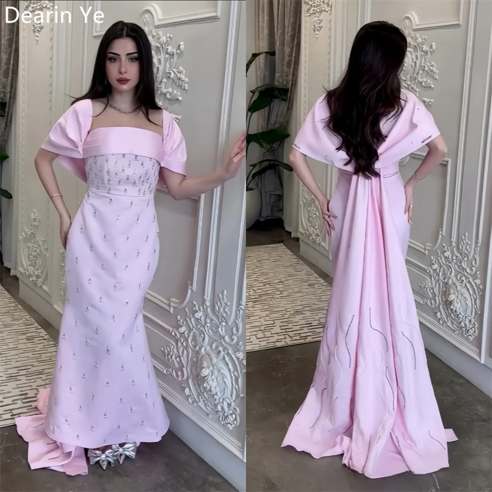 Evening Gown Prom Dearin Square Collar Column Ankle Length Skirts Vertically Bespoke Occasion Dresses Saudi Arabia Formal Dress
Evening Gown Prom Dearin Square Collar Column Ankle Length Skirts Vertically Bespoke Occasion Dresses Saudi Arabia Formal Dress