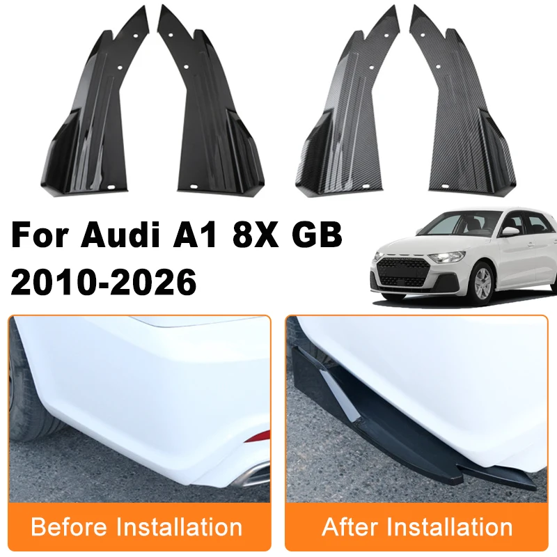 Car Rear Bumper Spoiler Lip Diffuser Side Skirt Splitter Wrap Angle Anti-Crash Protection Trim For Audi A1 8X GB 2010-2026 2011
Car Rear Bumper Spoiler Lip Diffuser Side Skirt Splitter Wrap Angle Anti-Crash Protection Trim For Audi A1 8X GB 2010-2026 2011