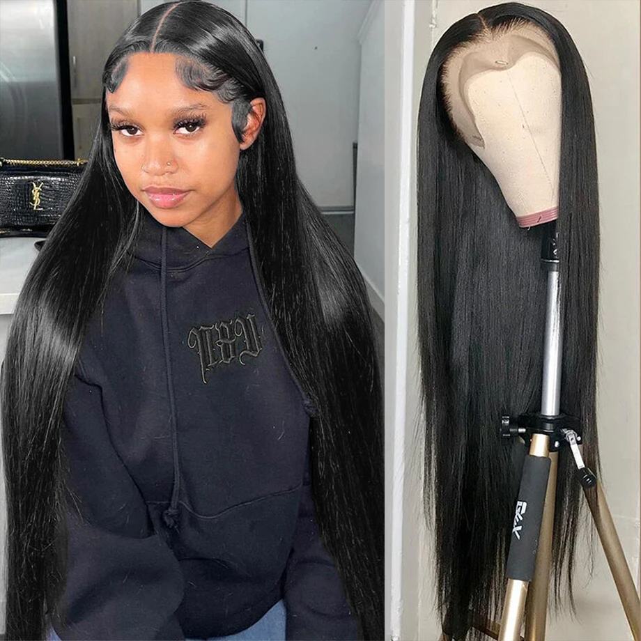 13x6 Transparent Lace Frontal Human Hair Wigs 13x4 HD Lace Front Human Hair Wigs Straight Pre Plucked Lace Wigs For Women
13x6 Transparent Lace Frontal Human Hair Wigs 13x4 HD Lace Front Human Hair Wigs Straight Pre Plucked Lace Wigs For Women