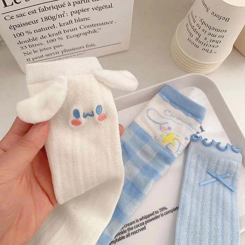 Носки аниме Sanrio средней длины, милые тонкие дышащие удобные поглощающие пот носки для девочек, подарок, 1 пара
Носки аниме Sanrio средней длины, милые тонкие дышащие удобные поглощающие пот носки для девочек, подарок, 1 пара