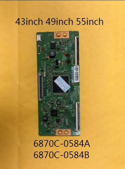 6870C-0584B 6870C-0584A Tcon Board 6870C 0584B For TV 43'' 49'' 55'' V16 55UHD TM120 TV Board Original
6870C-0584B 6870C-0584A Tcon Board 6870C 0584B For TV 43'' 49'' 55'' V16 55UHD TM120 TV Board Original
