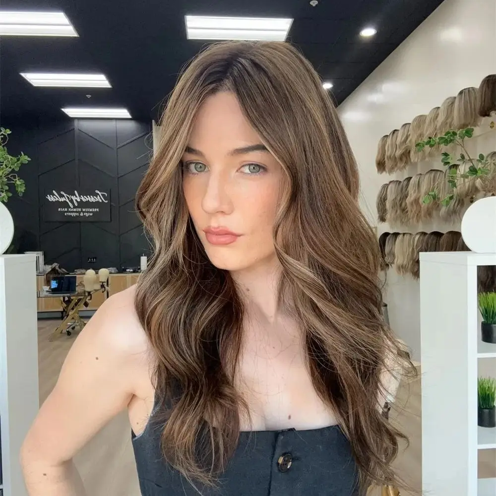 Party Cosplay Ombre Caramel Brown Highlights Synthetic HD Lace Front Wig Center Part Wig Preplucked Hairline 13x4 Glueless Wig
Party Cosplay Ombre Caramel Brown Highlights Synthetic HD Lace Front Wig Center Part Wig Preplucked Hairline 13x4 Glueless Wig