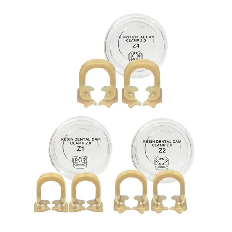2Pcs/box Dental Rubber Dam Clamp Resin Barrier Clips Sectional Matrix Band Molar Premolar Clip Autoclavable Dentist Tools
2Pcs/box Dental Rubber Dam Clamp Resin Barrier Clips Sectional Matrix Band Molar Premolar Clip Autoclavable Dentist Tools