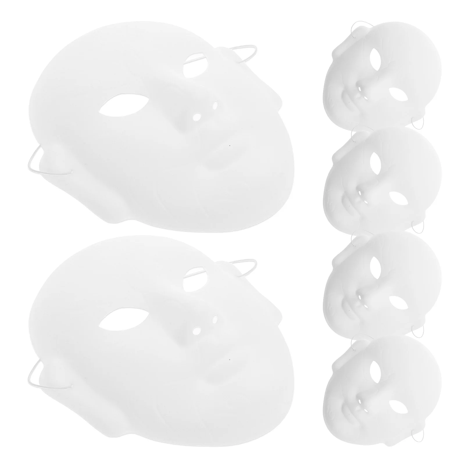 6pcs DIY Blank Masks Craft Paint Unpainted Masquerade Face Mask for Crafts Peking Costumes Carnival Props
6pcs DIY Blank Masks Craft Paint Unpainted Masquerade Face Mask for Crafts Peking Costumes Carnival Props