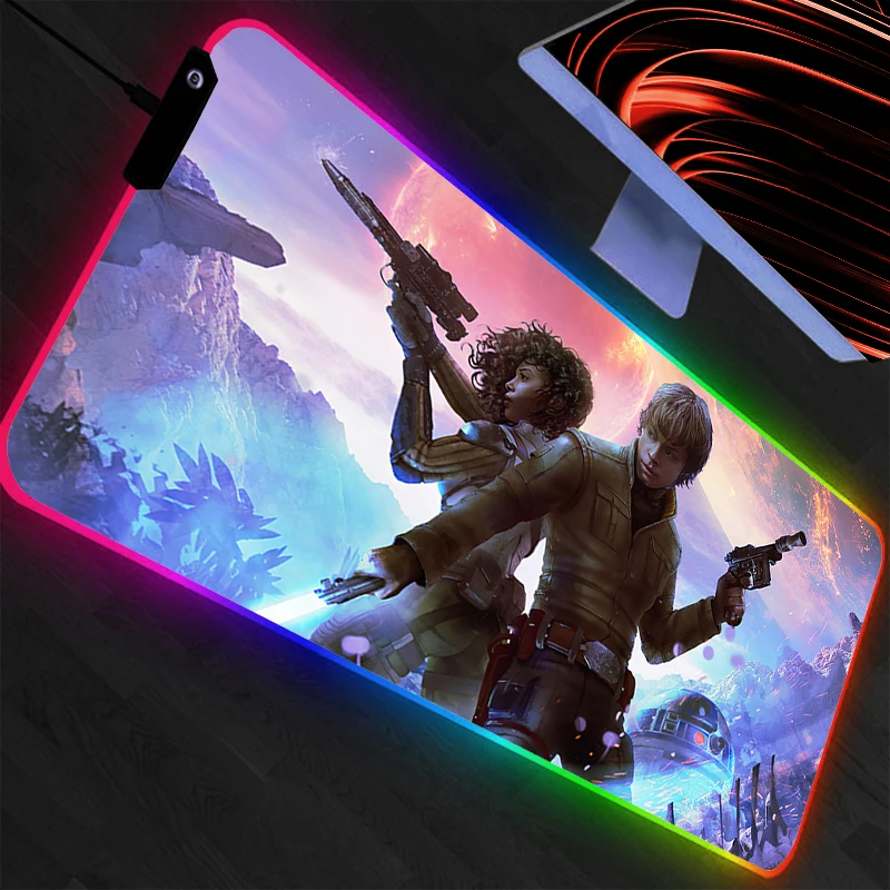 Коврик для мыши Star Wars RGB Max XXL, игровые аксессуары, коврик для компьютерного стола, подсветка, для клавиатуры, планшета, мыши, LED
Коврик для мыши Star Wars RGB Max XXL, игровые аксессуары, коврик для компьютерного стола, подсветка, для клавиатуры, планшета, мыши, LED