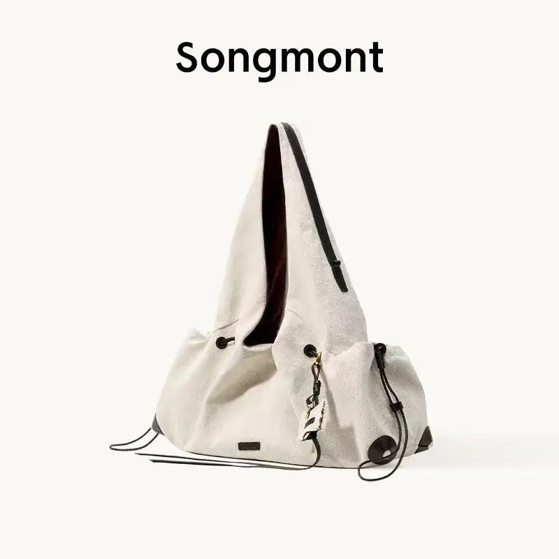 Songmont Bucket Bag Denim Leather Vintage Drawstring Shoulder Bag Large Capacity For Daily Commute 2025 New Retro Style
Songmont Bucket Bag Denim Leather Vintage Drawstring Shoulder Bag Large Capacity For Daily Commute 2025 New Retro Style