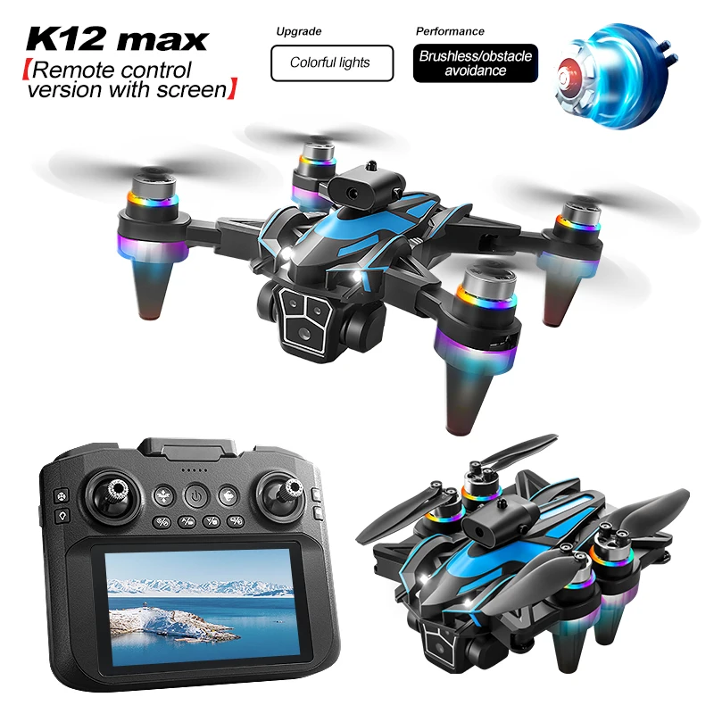 Новый дрон K12 2026 года с камерой 4K HD, профессиональный, с функцией обхода препятствий, для аэрофотосъемки, с бесщеточным двигателем, складной квадрокоптер, игрушка, подарок
Новый дрон K12 2026 года с камерой 4K HD, профессиональный, с функцией обхода препятствий, для аэрофотосъемки, с бесщеточным двигателем, складной квадрокоптер, игрушка, подарок
