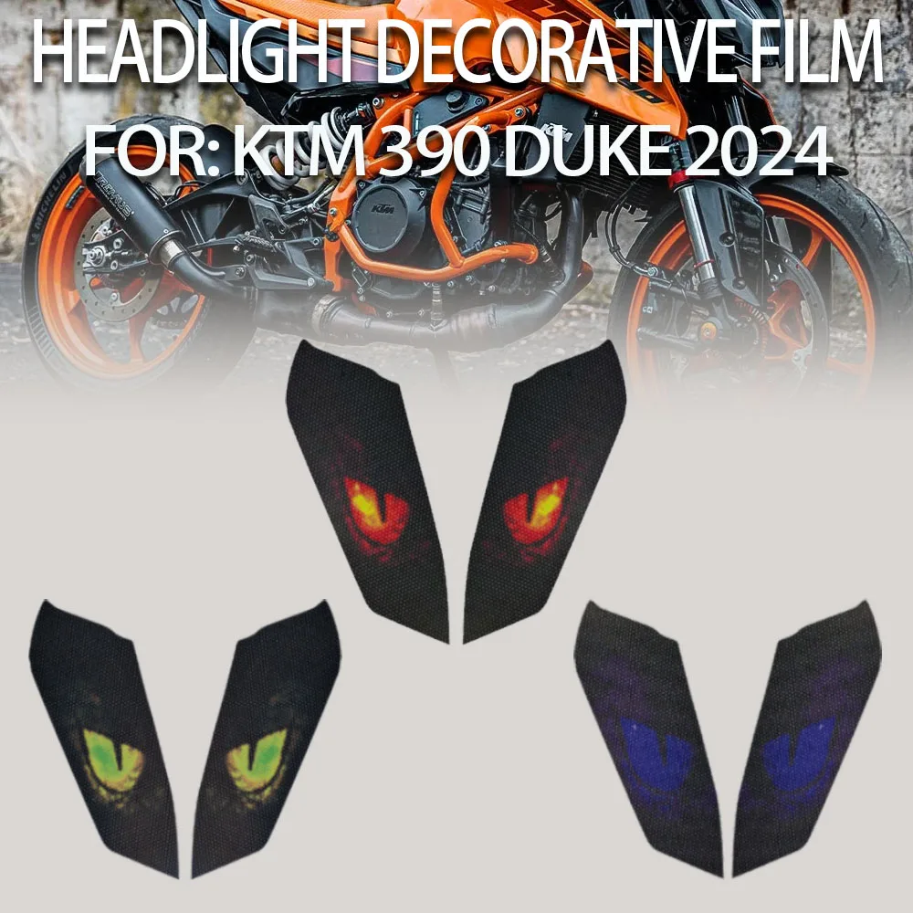 For KTM DUKE390/250 2024 Modified Headlight Protector Film Light Decorative Sticker
For KTM DUKE390/250 2024 Modified Headlight Protector Film Light Decorative Sticker