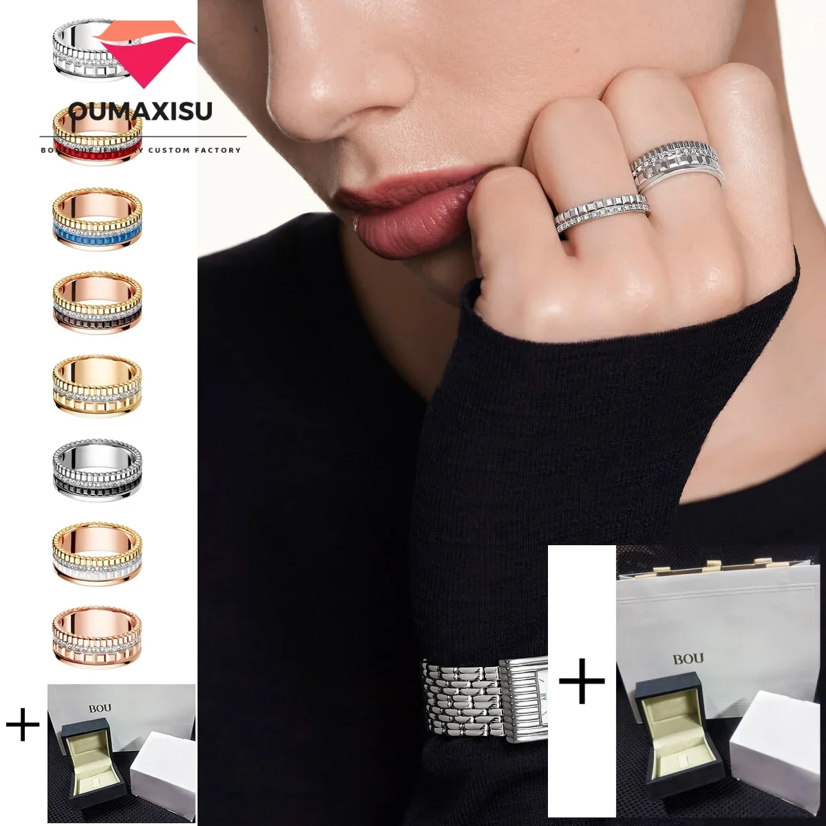 2025 New S925 Rotating Engraved Zircon Ring Luxury and Elegant Workplace Daily Essential Jewelry - Birthday Gift
2025 New S925 Rotating Engraved Zircon Ring Luxury and Elegant Workplace Daily Essential Jewelry - Birthday Gift