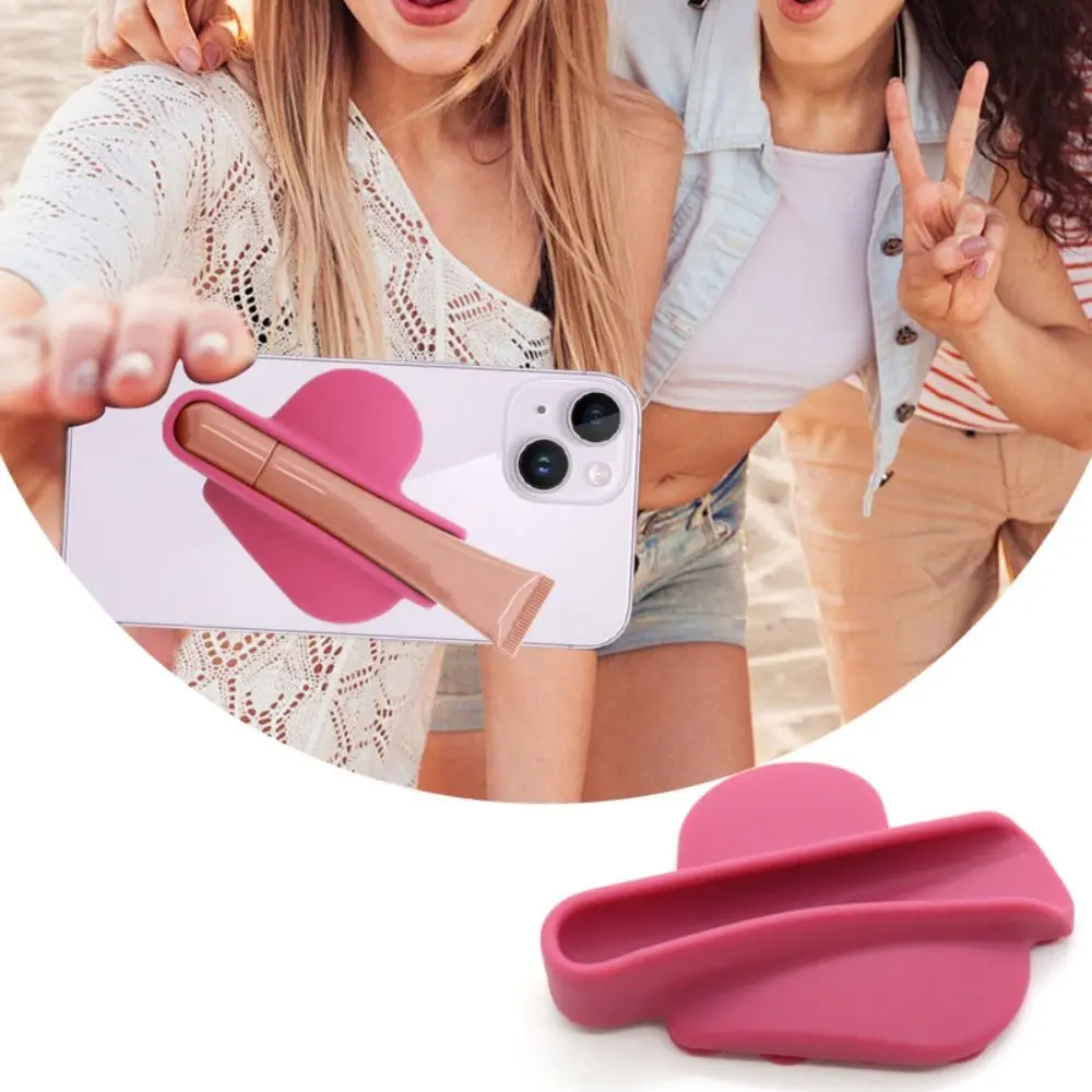 New Suction Cup Phone Lipstick Holder Silicone Phone Accessories Lip Glaze Back Holder Heart Shaped Protective Case Women Girl
New Suction Cup Phone Lipstick Holder Silicone Phone Accessories Lip Glaze Back Holder Heart Shaped Protective Case Women Girl