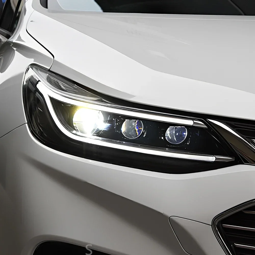 Автомобильные передние фонари для Chevrolet Cruze 2017-2019, обновленная сборка автомобильных фар, светодиодный динамический стример, аксессуары для линз проектора
Автомобильные передние фонари для Chevrolet Cruze 2017-2019, обновленная сборка автомобильных фар, светодиодный динамический стример, аксессуары для линз проектора