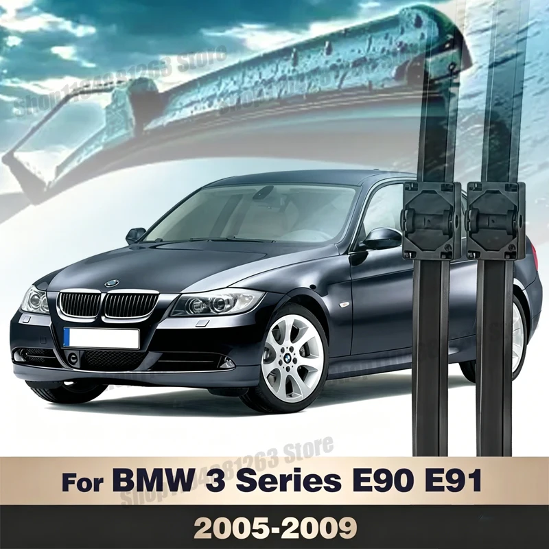 Front Wiper Blades For BMW 3 Series E90 E91 2005-2009 2006 2007 2008 Wiper Windshield Windscreen Window Brush 24"+19"
Front Wiper Blades For BMW 3 Series E90 E91 2005-2009 2006 2007 2008 Wiper Windshield Windscreen Window Brush 24"+19"